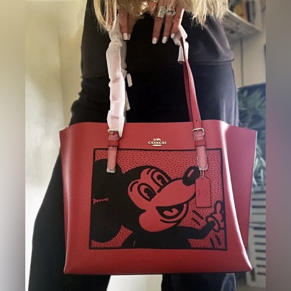 Coach Disney Mickey Mollie large Tote - Picture 3 of 8